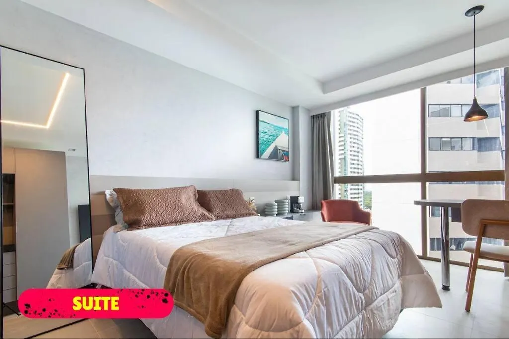 Studio De Luxo Na Praia De Boa Viagem Ресифи Апартаменты