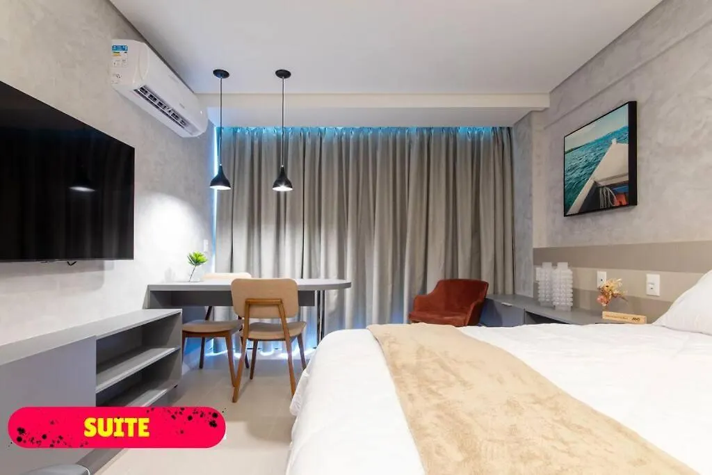 Studio De Luxo Na Praia De Boa Viagem Ресифи 0*,